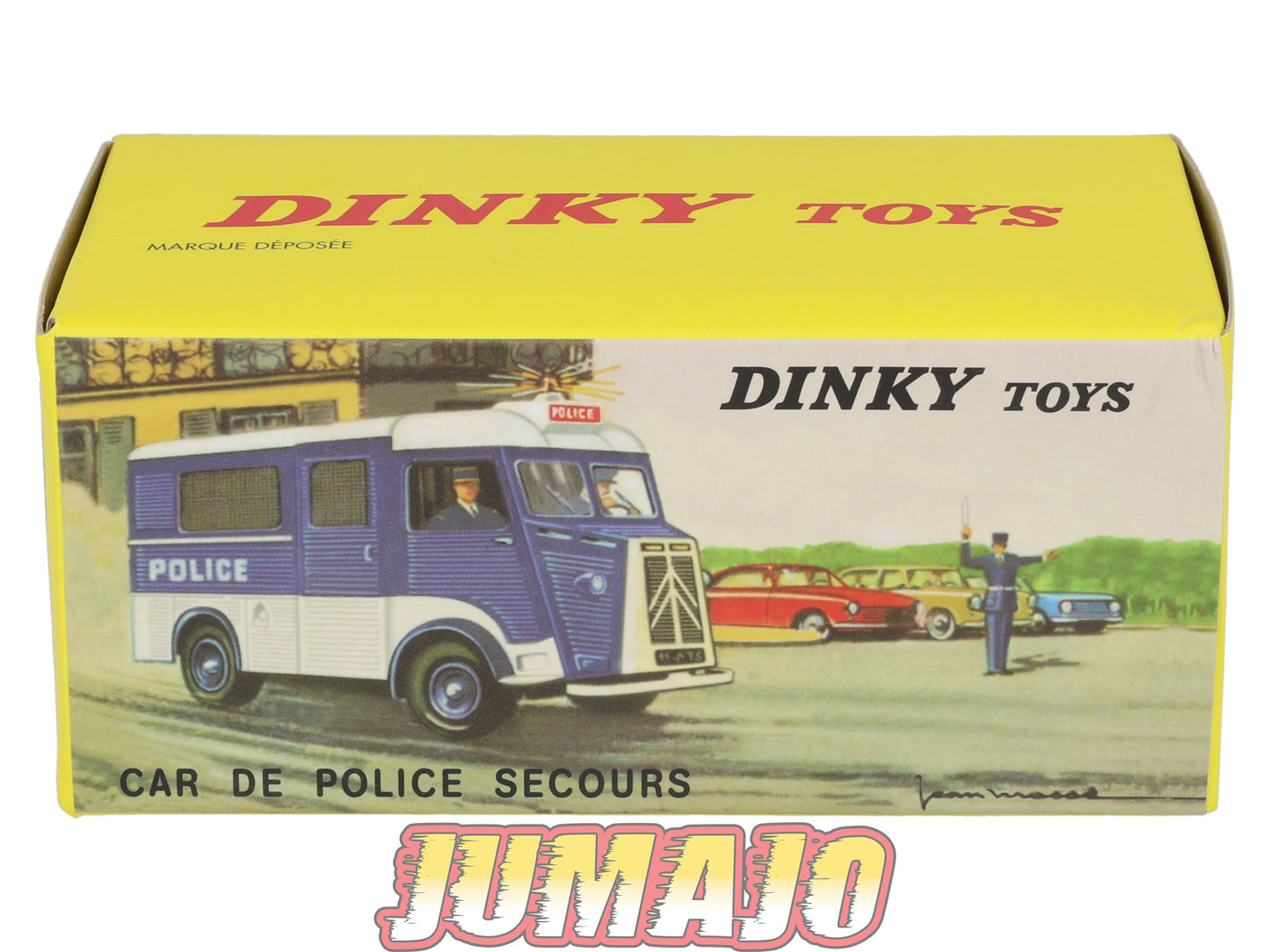 DT82 Voiture 1/43 réédition DINKY TOYS Atlas : CITROEN Car de police secours 566