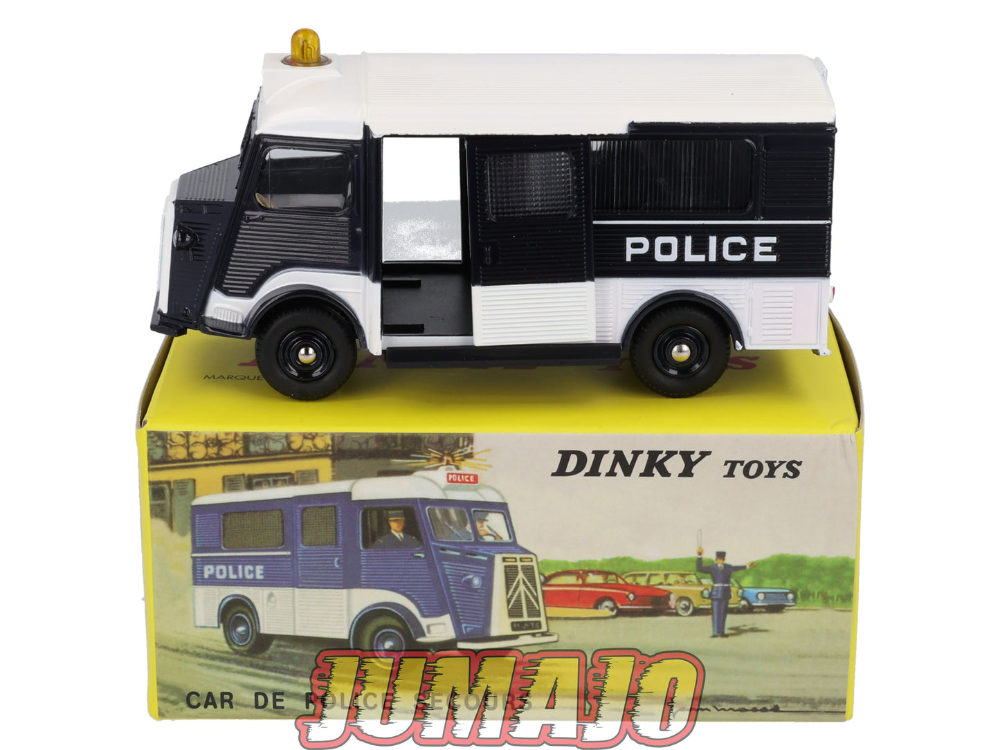 DT82 Voiture 1/43 réédition DINKY TOYS Atlas : CITROEN Car de police secours 566