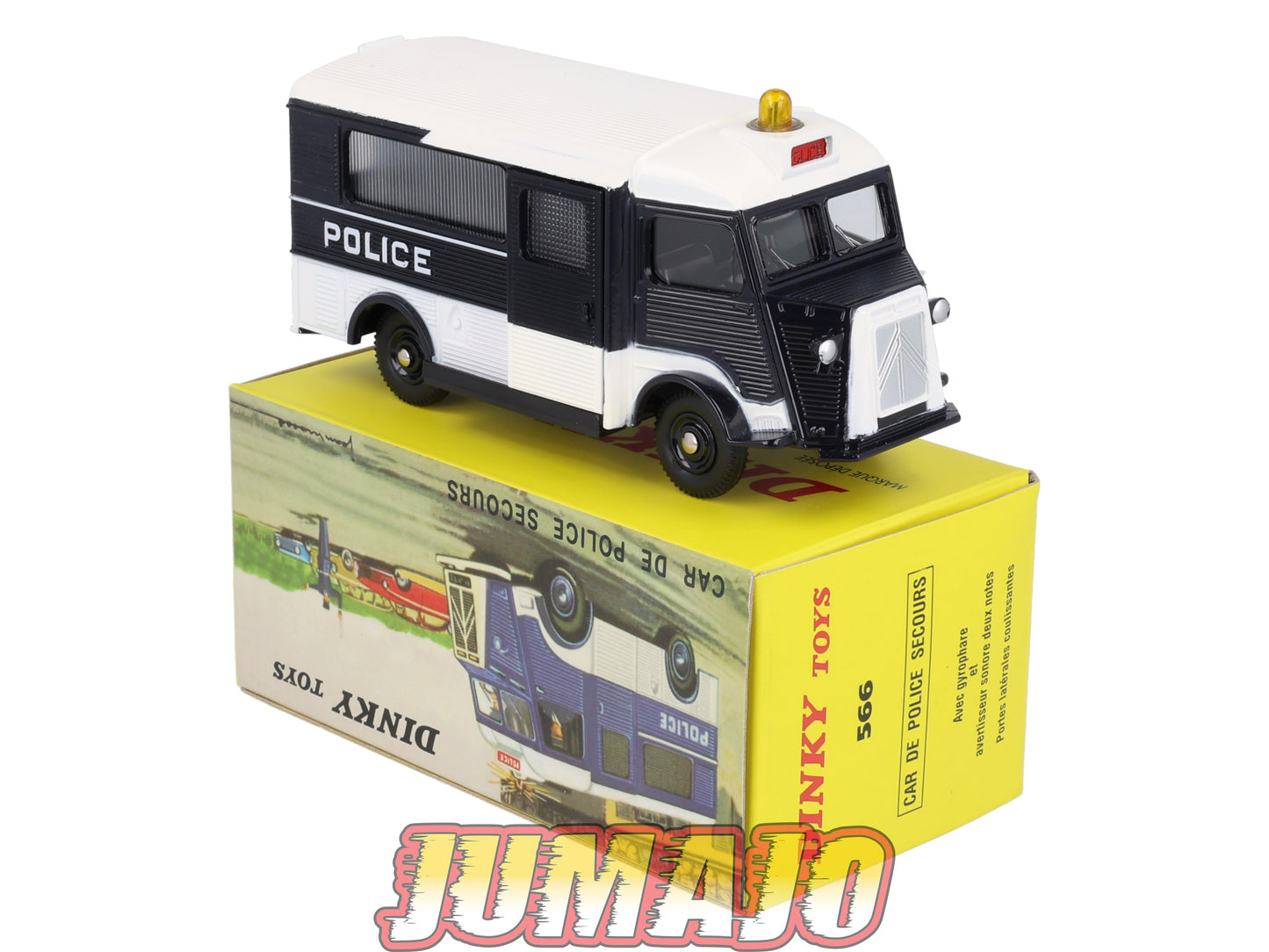 DT82 Voiture 1/43 réédition DINKY TOYS Atlas : CITROEN Car de police secours 566