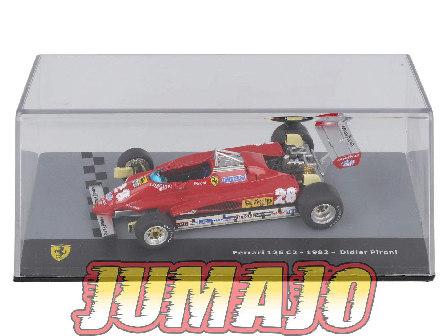 F1F21 Voiture 1/43 CENTAURIA Formule 1 FERRARI 126C2 #28 1982 Didier Pironi