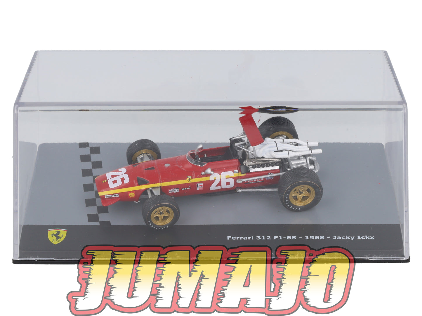 F1F40 Voiture 1/43 CENTAURIA Formule 1 Ferrari : FERRARI 312 F1-68 #26 1968 J.Ickx