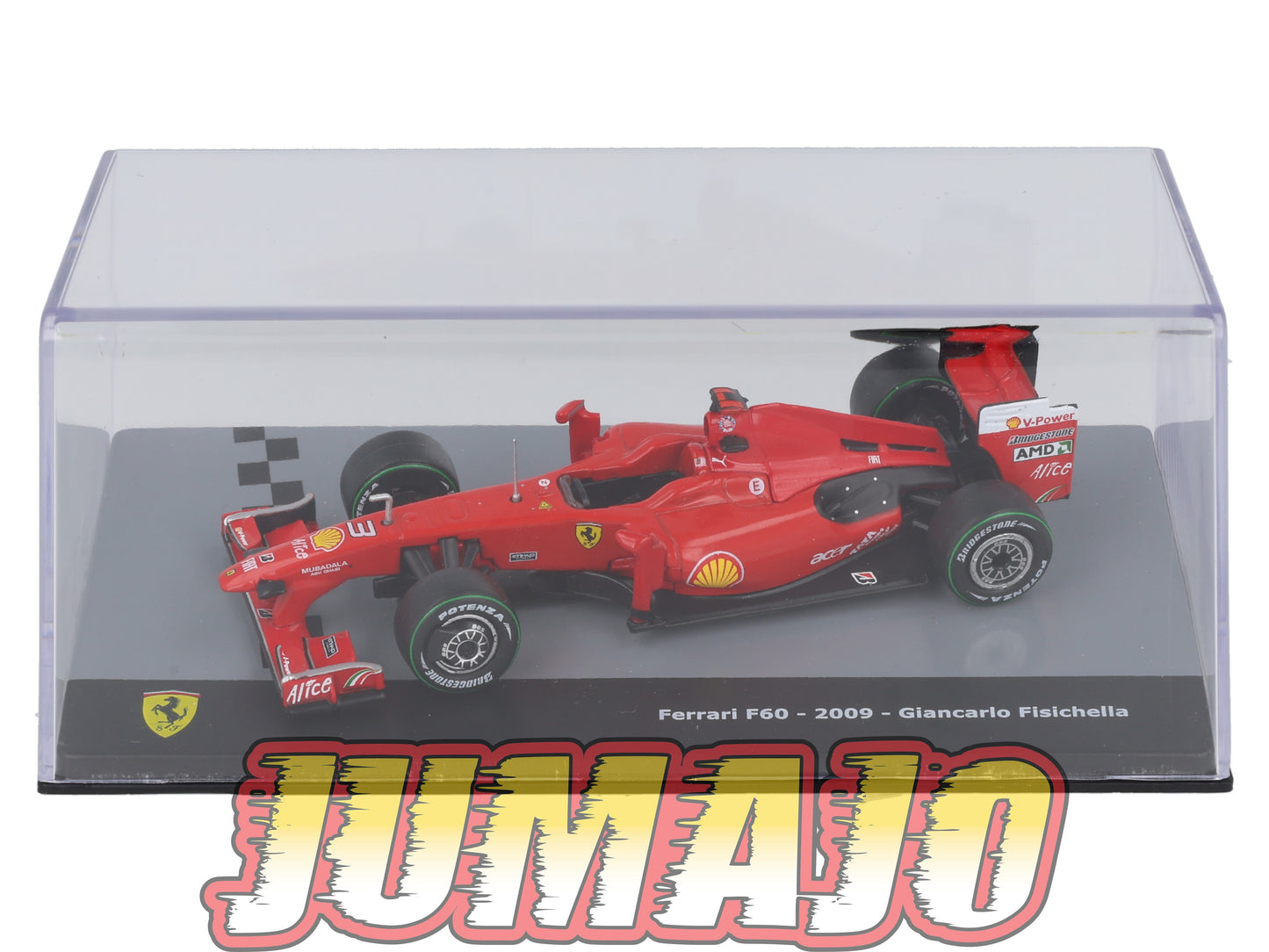 F1F43 Voiture 1/43 CENTAURIA Formule 1 Ferrari : FERRARI F60 2009 #3 G.Fisichella