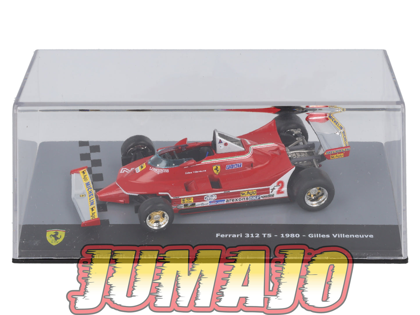 F1F47 Voiture 1/43 CENTAURIA Formule 1 Ferrari : FERRARI 312 T5 1980 #2 G.Villeneuve