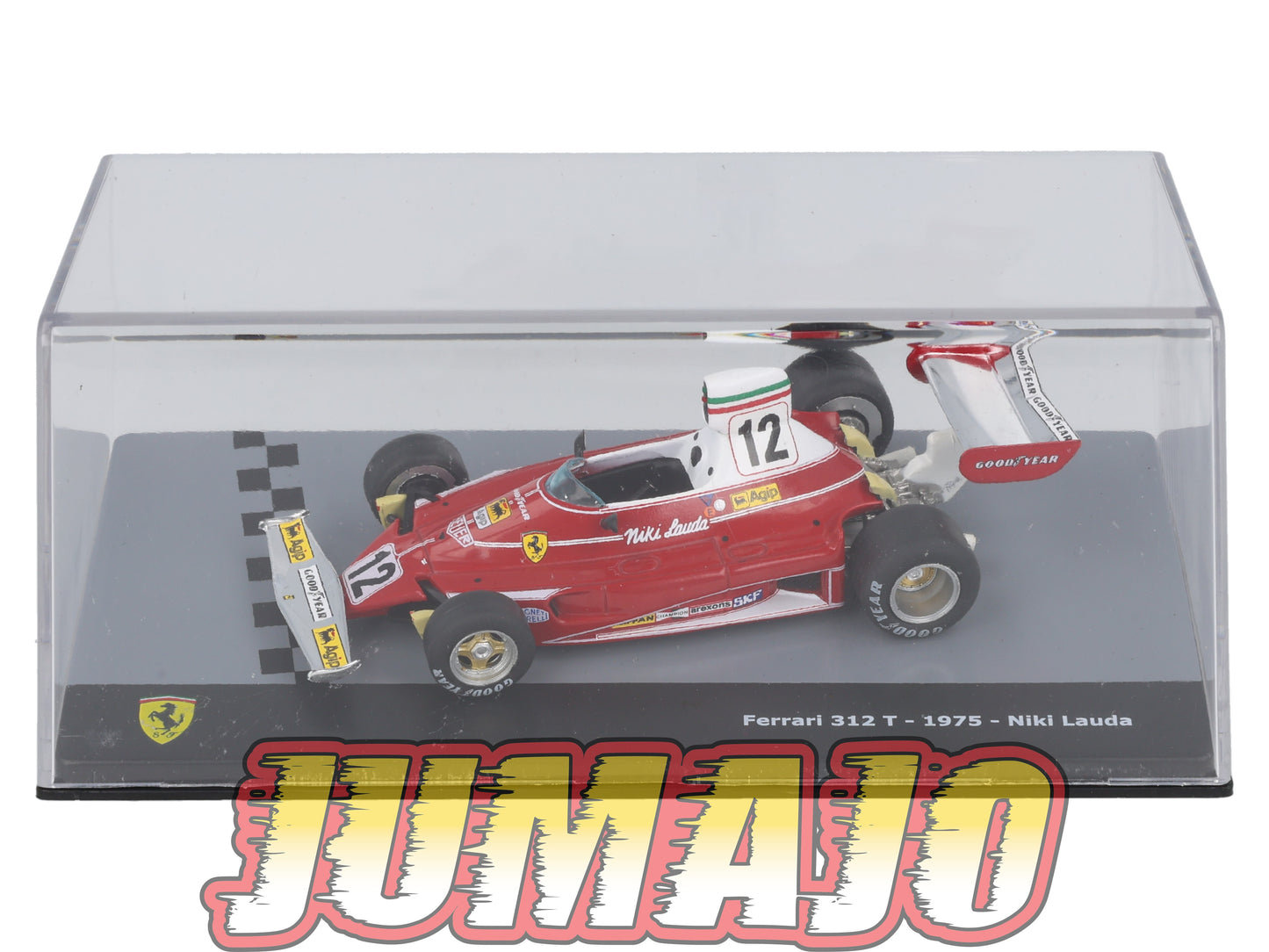 F1F49 Voiture 1/43 CENTAURIA Formule 1 Ferrari : FERRARI 312T 1975 #12 N.Lauda