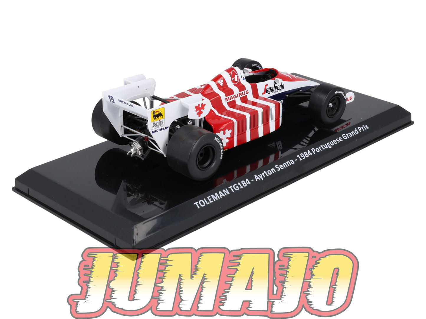 F1VQ72 Voiture 1/24 CENTAURIA : TOLEMAN TG184 1984 A.Senna Grand prix Portugais