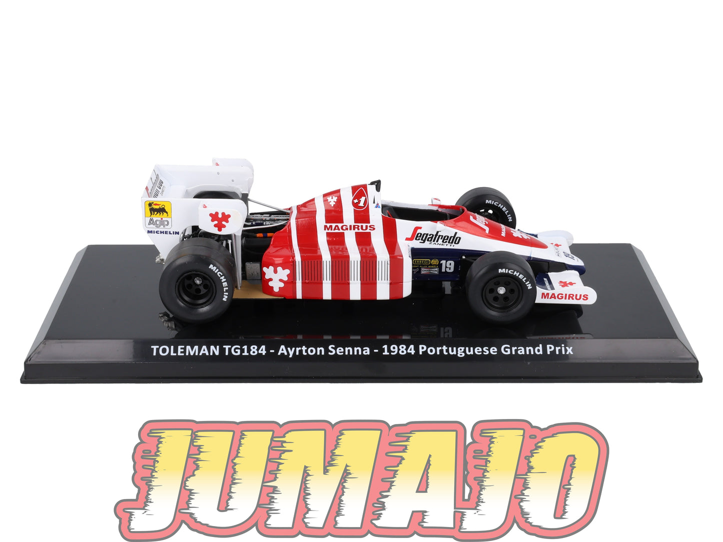 F1VQ72 Voiture 1/24 CENTAURIA : TOLEMAN TG184 1984 A.Senna Grand prix Portugais