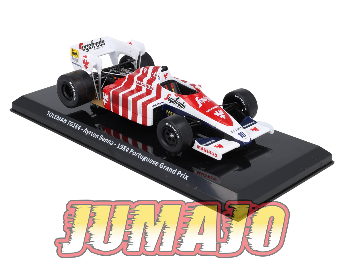 F1VQ72 Voiture 1/24 CENTAURIA : TOLEMAN TG184 1984 A.Senna Grand prix Portugais