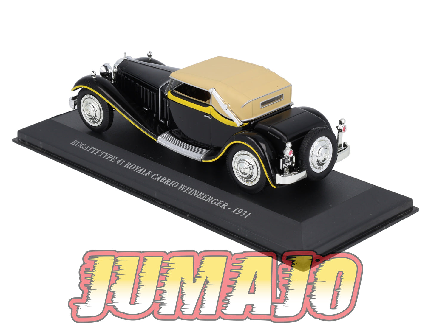 FA36 Voiture 1/43 IXO altaya Voitures d'autrefois : Bugatti Type 41 Royale Cabrio Weinberger 1931