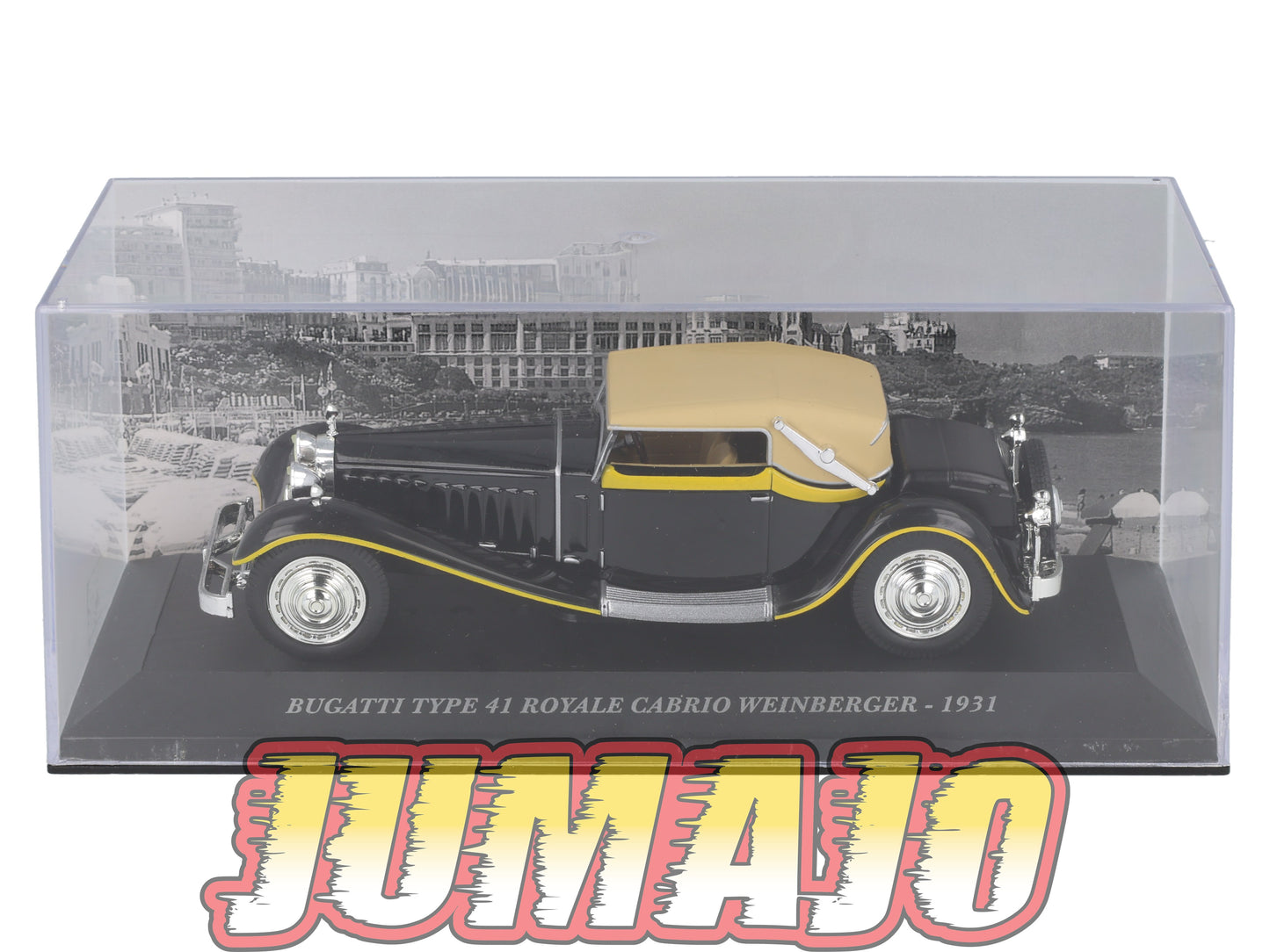 FA36 Voiture 1/43 IXO altaya Voitures d'autrefois : Bugatti Type 41 Royale Cabrio Weinberger 1931