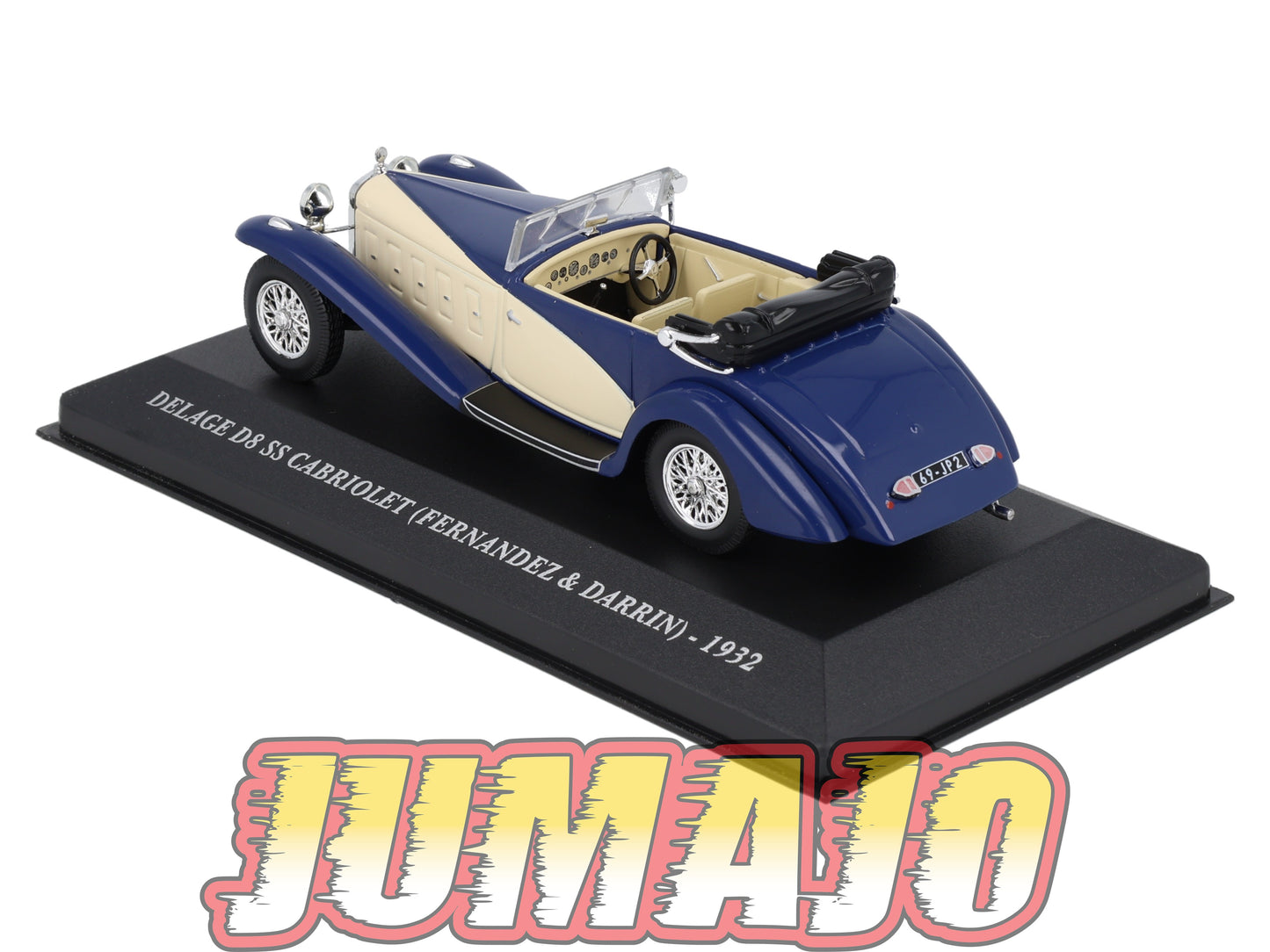 FA68 1/43 IXO altaya Voitures d'autrefois : DELAGE D8 SS cabriolet 1932