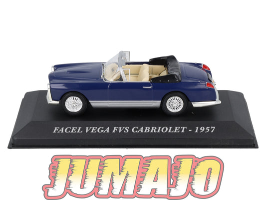 FA81 Voiture 1/43 IXO altaya Voitures d'autrefois FACEL VEGA FVS Cabriolet 1957