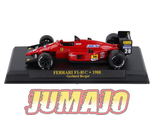FEF12 Voiture 1/43 IXO Altaya : FERRARI F1-88C 1988 G Berger #28