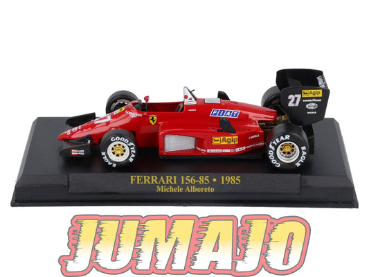 FEF24 Voiture 1/43 IXO Altaya : FERRARI 156 1985 M.Alboreto #27