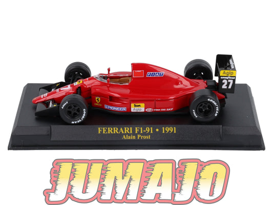 FEF28 Voiture 1/43 IXO Altaya : FERRARI F1-91 A Prost #27