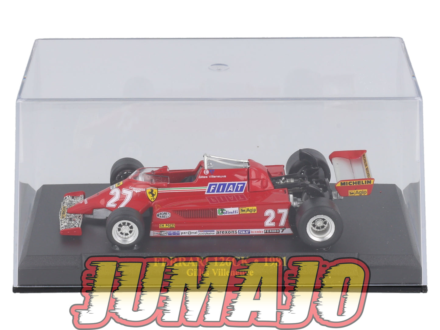 FEF5 Voiture 1/43 IXO Altaya : FERRARI 126CK 1981 G.Villeneuve #27