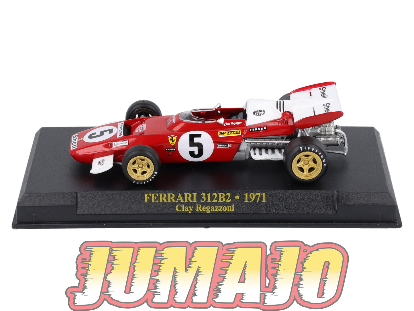 FEF7 Voiture 1/43 IXO Altaya : FERRARI 312B2 #5 1971 C.Regazzoni