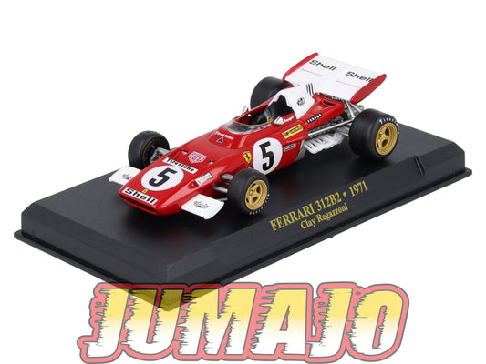 FEF7 Voiture 1/43 IXO Altaya : FERRARI 312B2 #5 1971 C.Regazzoni