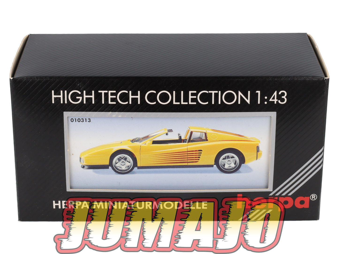 FER42 voitures plastiques 1/43 Herpa : 010313 FERRARI Testarossa Spyder jaune