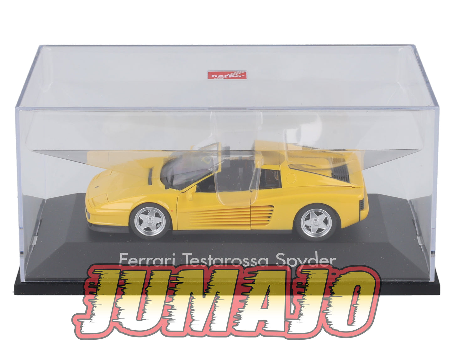 FER42 voitures plastiques 1/43 Herpa : 010313 FERRARI Testarossa Spyder jaune