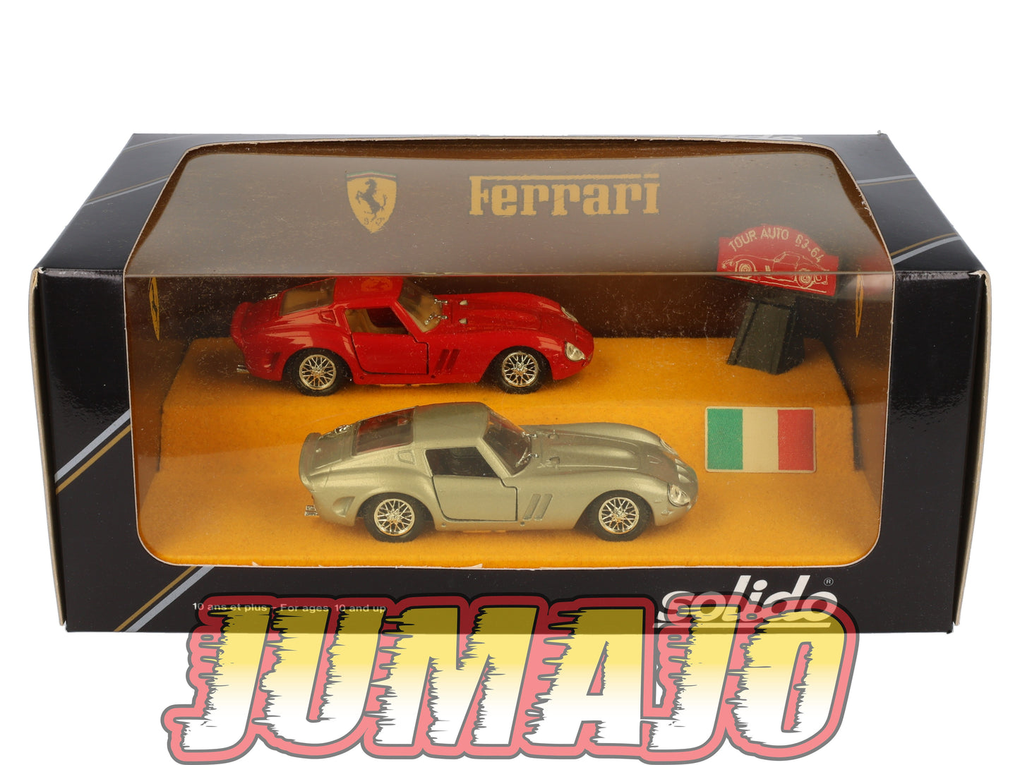 FER45 Coffret Prestige 1/43 SOLIDO Tour auto 63-64 : FERRARI 250 GTO