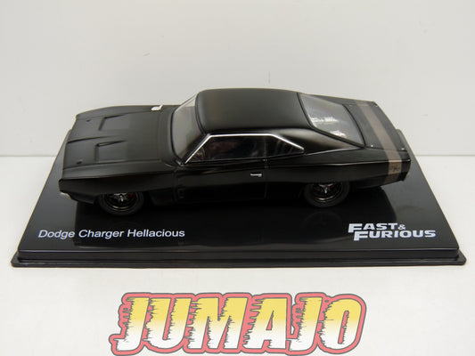FF38 Voiture 1/43 IXO altaya Fast and Furious : Dodge Charger Hellacious