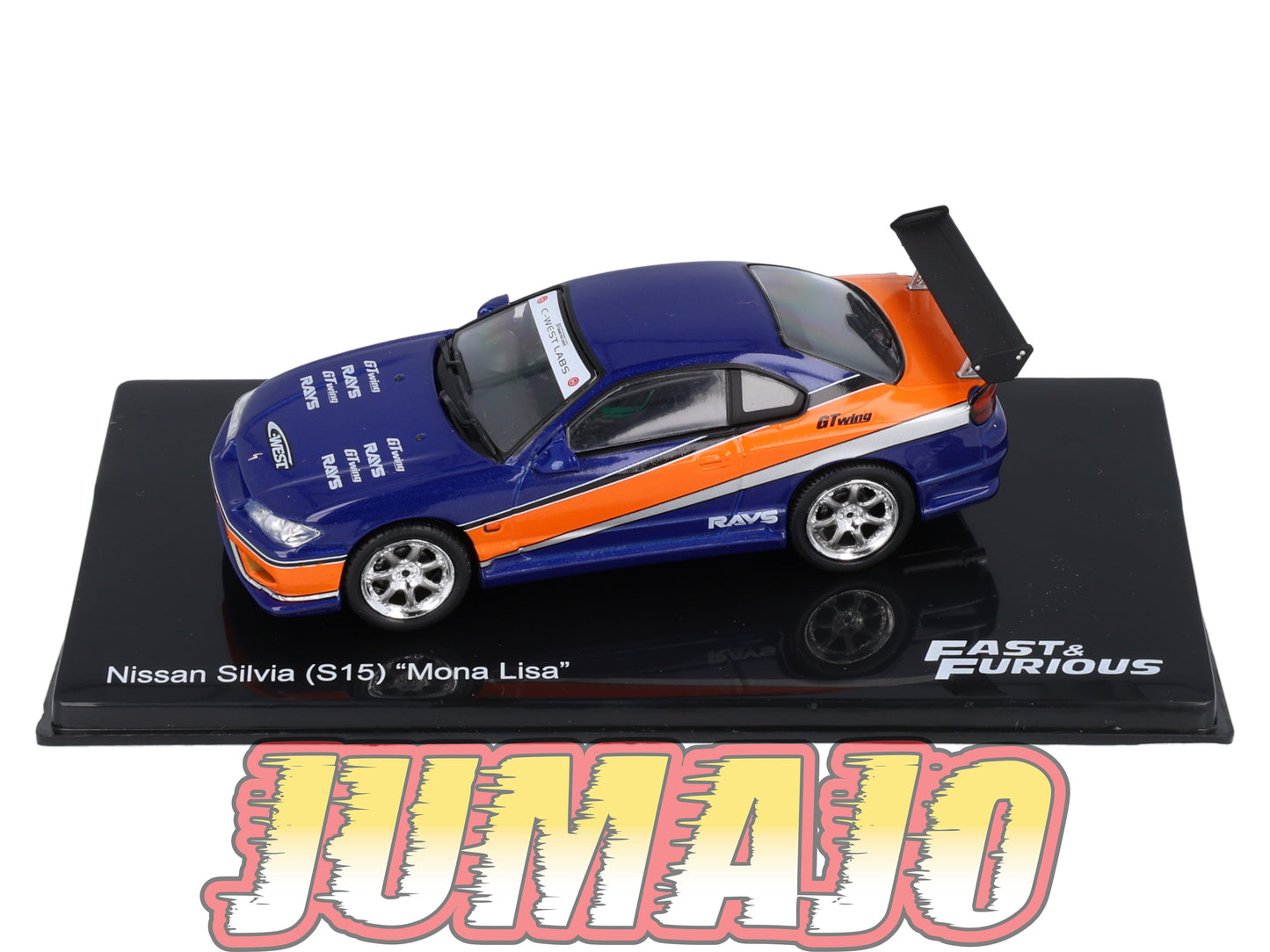 FF43 Voiture 1/43 IXO altaya Fast and Furious : Nissan Silvia S15 Mona Lisa