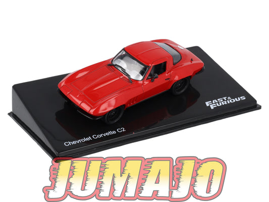 FF61 Voiture 1/43 IXO Altaya Fast and Furious : CHEVROLET Corvette C2