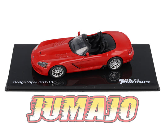 FF90 Voiture 1/43 IXO Altaya Fast and Furious : DODGE VIPER SRT-10