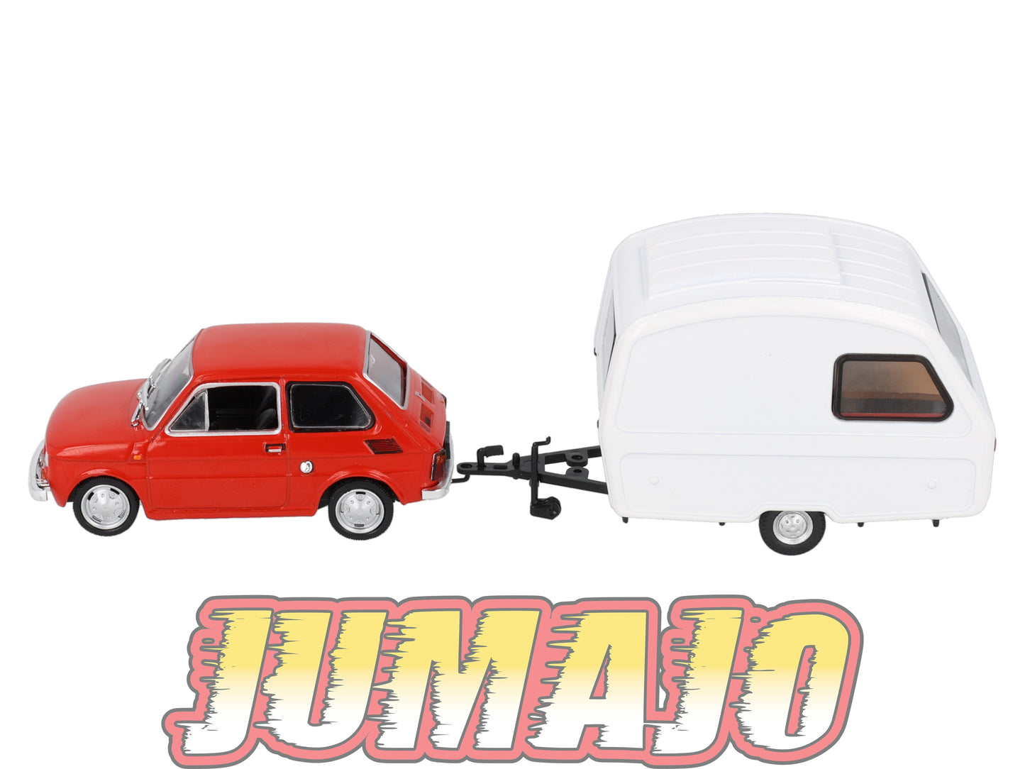 FIA1 Voiture 1/43 Hachette Pologne IXO Polski Fiat 126P rouge