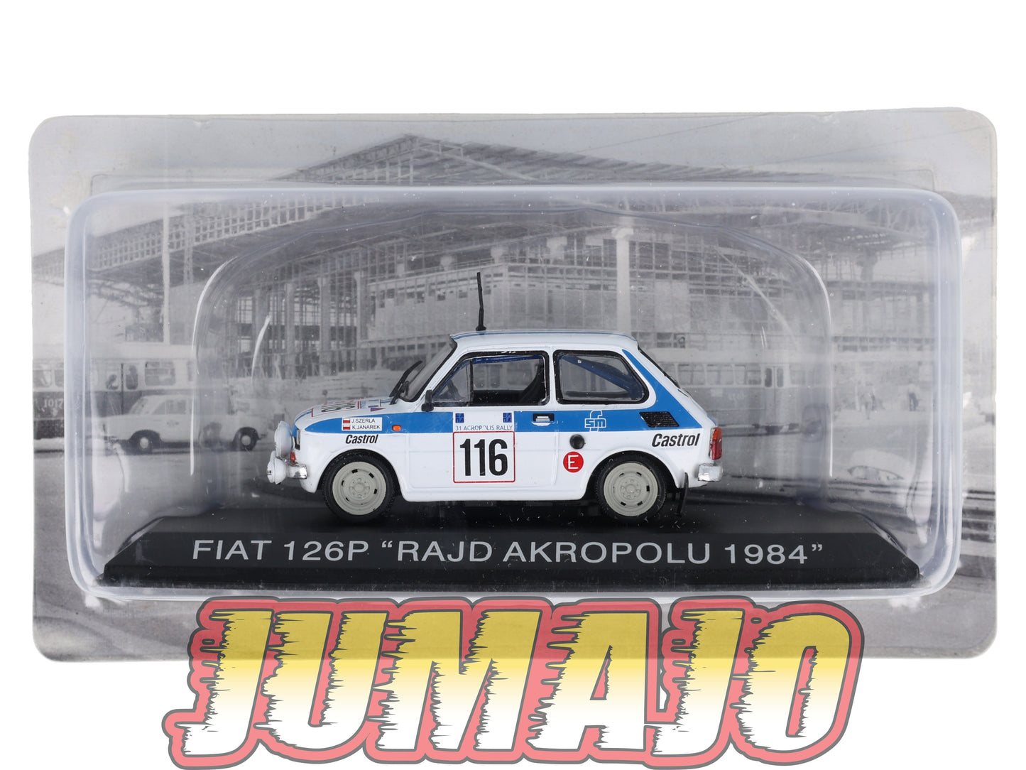 FIA2 Voiture 1/43 Hachette Pologne IXO Fiat 126P RALLYE 1984 RAJD AKROPOLU