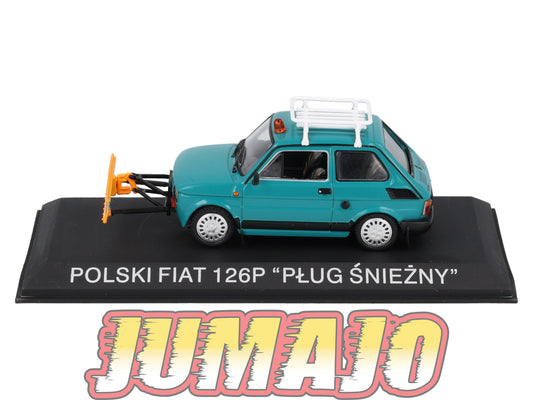 FIA6 Voiture 1/43 Hachette Pologne IXO POLSKI Fiat 126P PLUG SNIEZNY