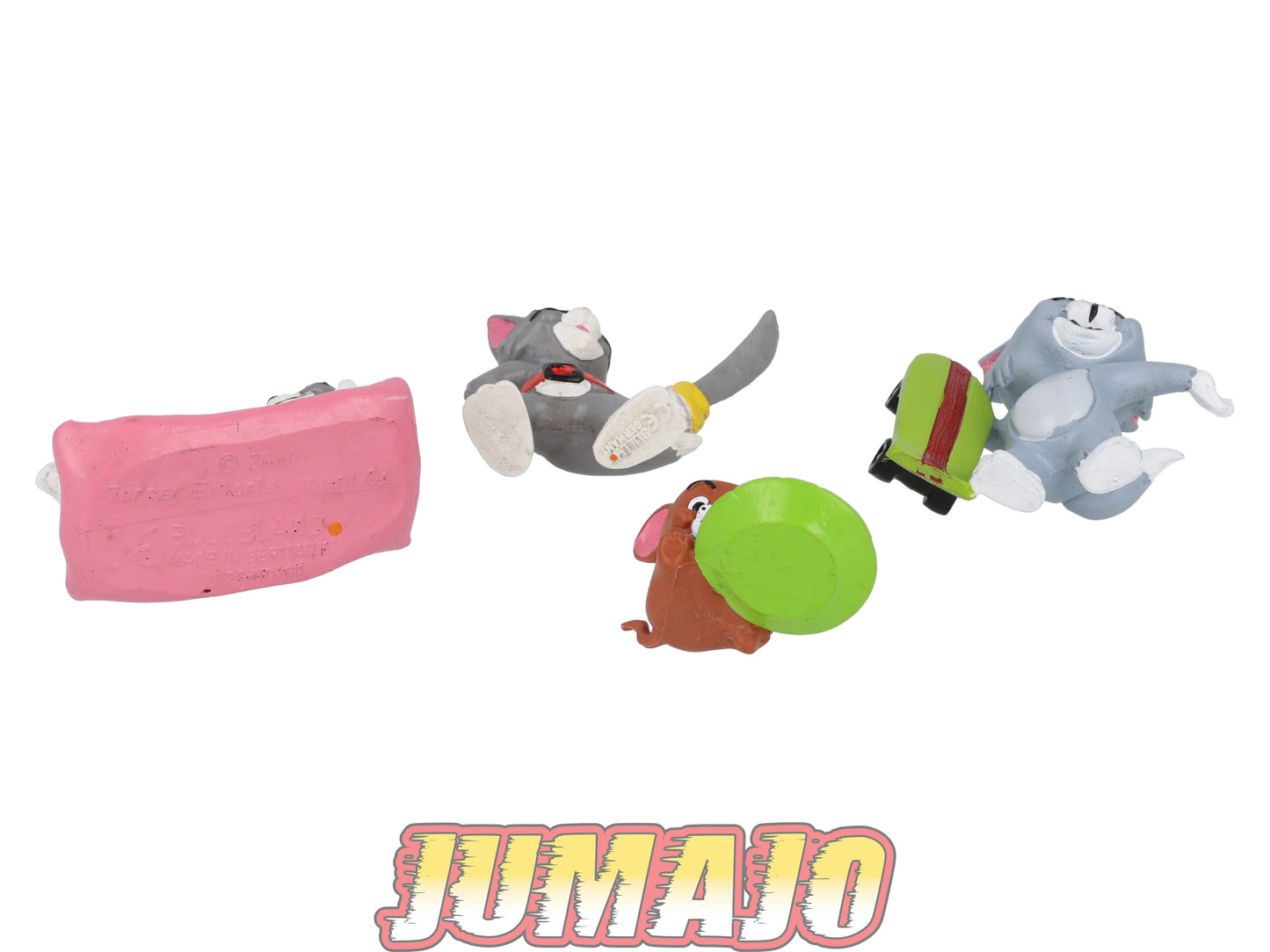 FIG115 Lot 3 figurines Comics spain Bully PVC 6cm Tom coussin/Skateboard & Jerry fromage (Copie)