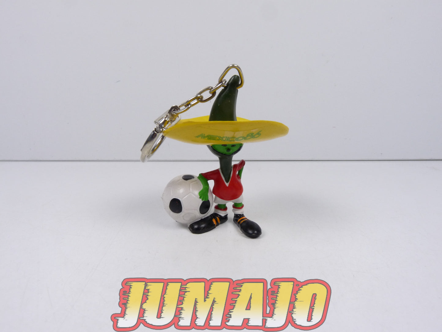 FIG118 Porte-clé PVC SPORT BILLY 6cm : Piment Mexico Worldcup 1986