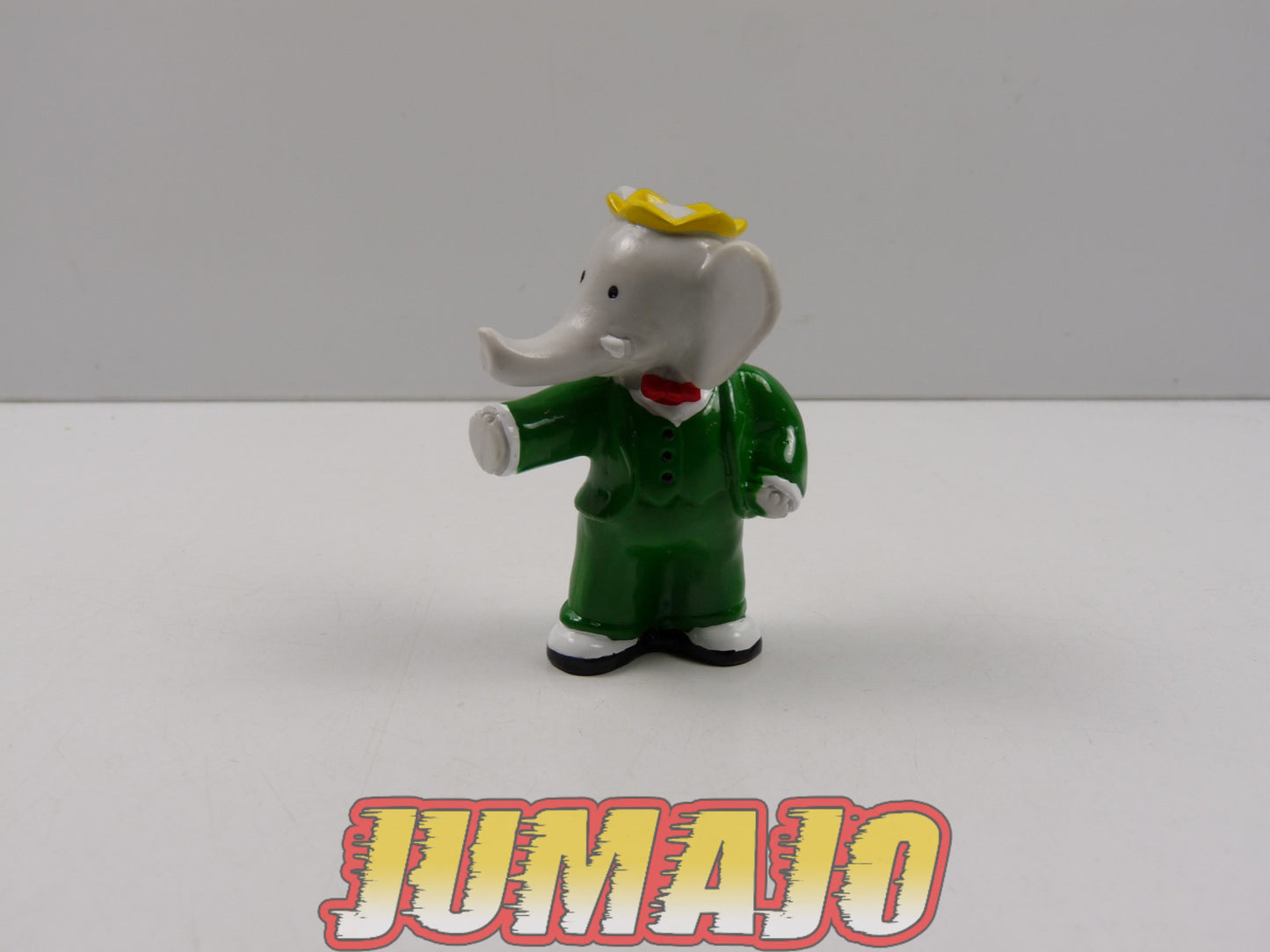 FIG12 : Lot de 3 figurines PVC éléphant "Babar" 1990 5.5cm : Babar