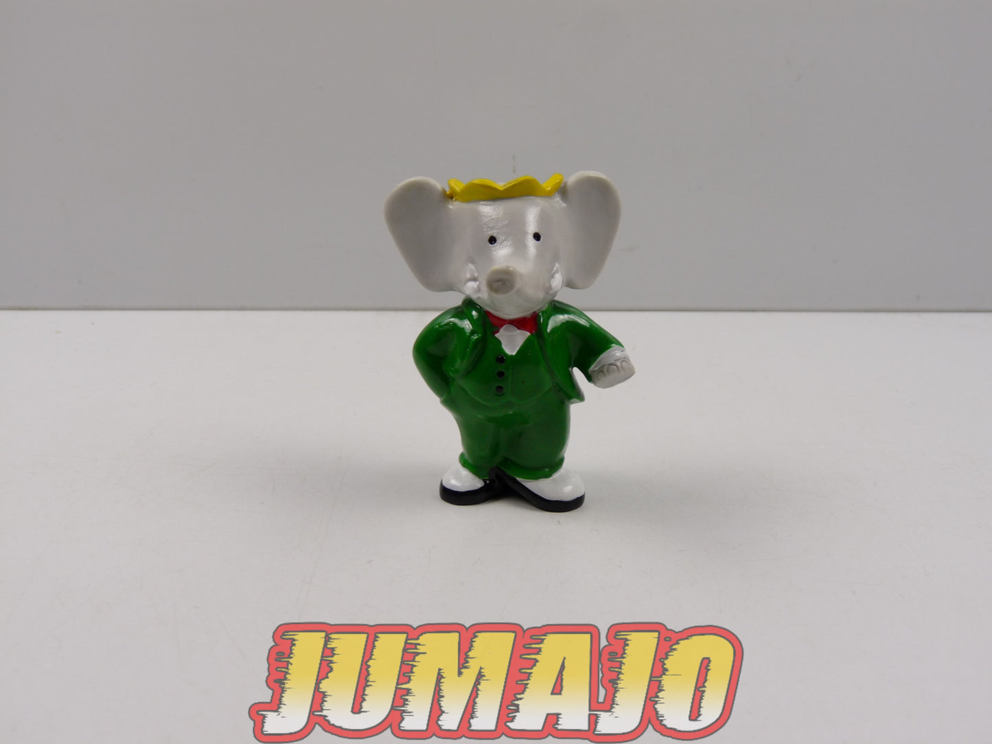 FIG12 : Lot de 3 figurines PVC éléphant "Babar" 1990 5.5cm : Babar