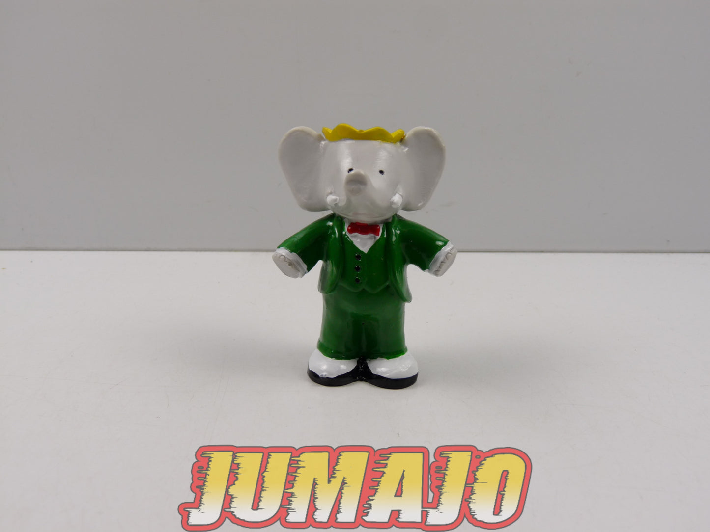 FIG12 : Lot de 3 figurines PVC éléphant "Babar" 1990 5.5cm : Babar