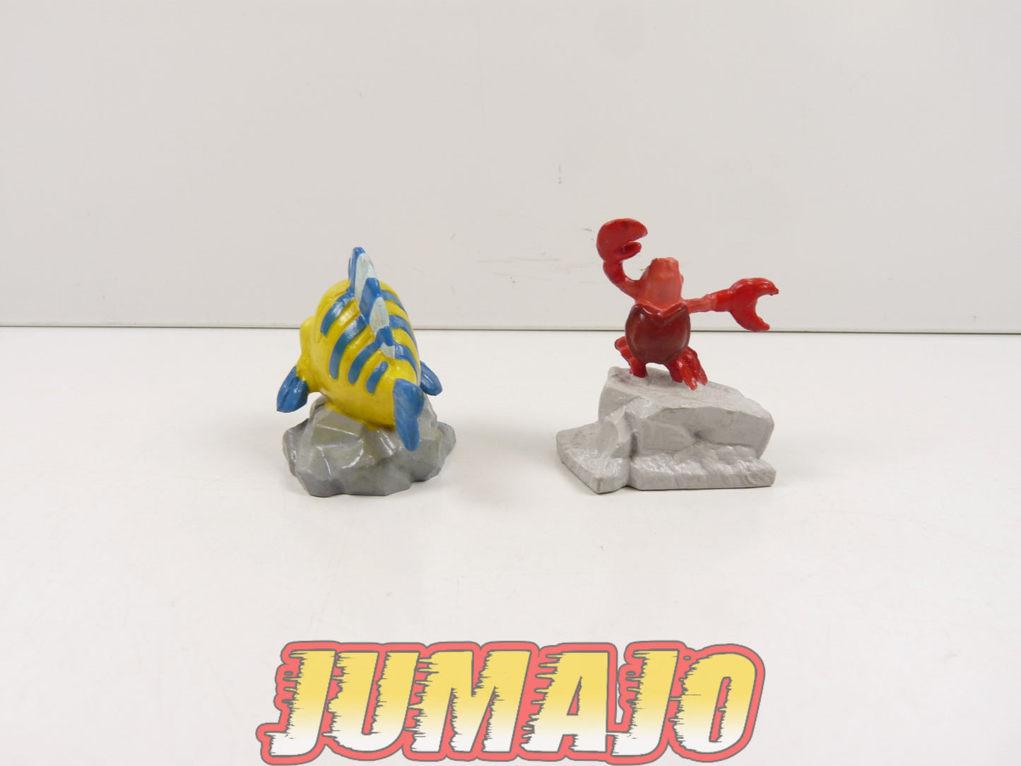 FIG142 : Lot de 2 figurines PVC BULLY 4 cm "La petite Sirène" : Polochon & Sébastien