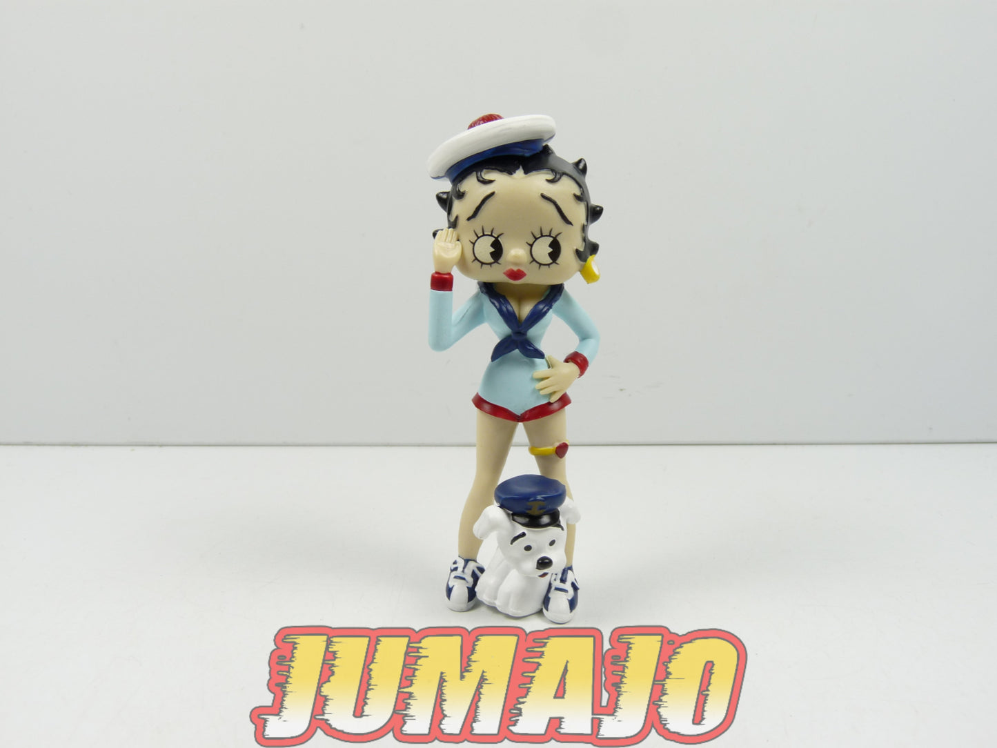 FIG145 : Lot de 2 figurines Betty Boop PLASTOY 8cm : Betty Boop soirée + Marine
