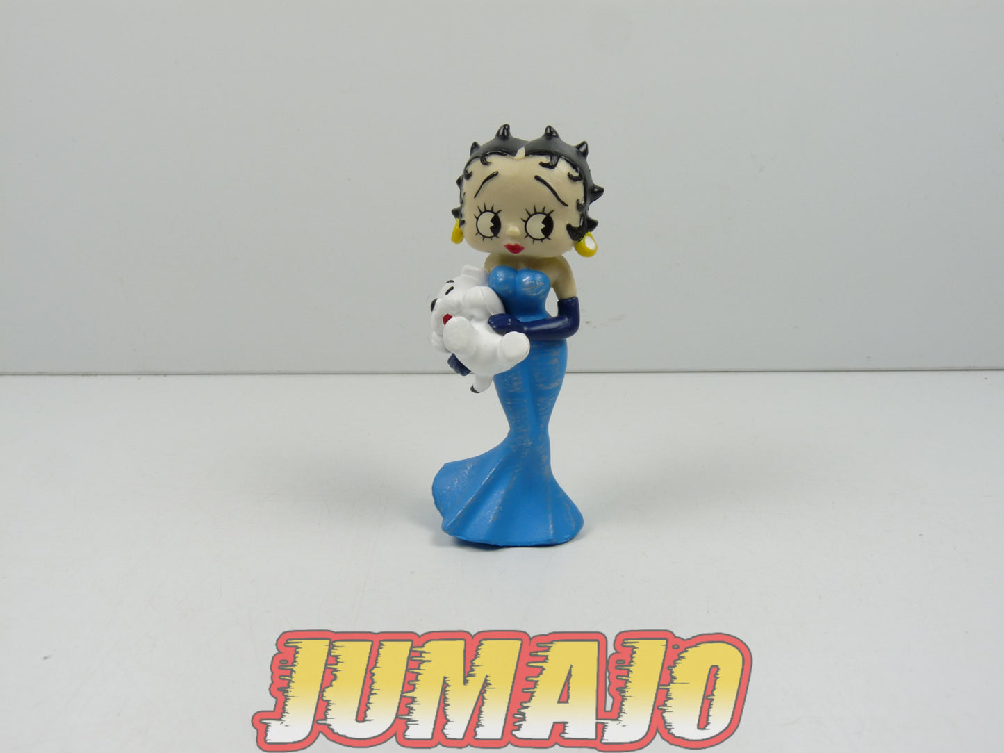 FIG152 : Lot de 3 figurines PVC Betty Boop PLASTOY/BULLY 10.5cm : Betty Boop soirée + Marilyn + Danse