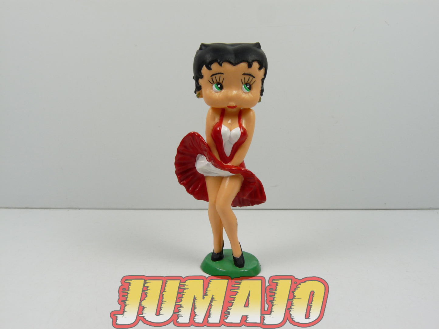 FIG152 : Lot de 3 figurines PVC Betty Boop PLASTOY/BULLY 10.5cm : Betty Boop soirée + Marilyn + Danse
