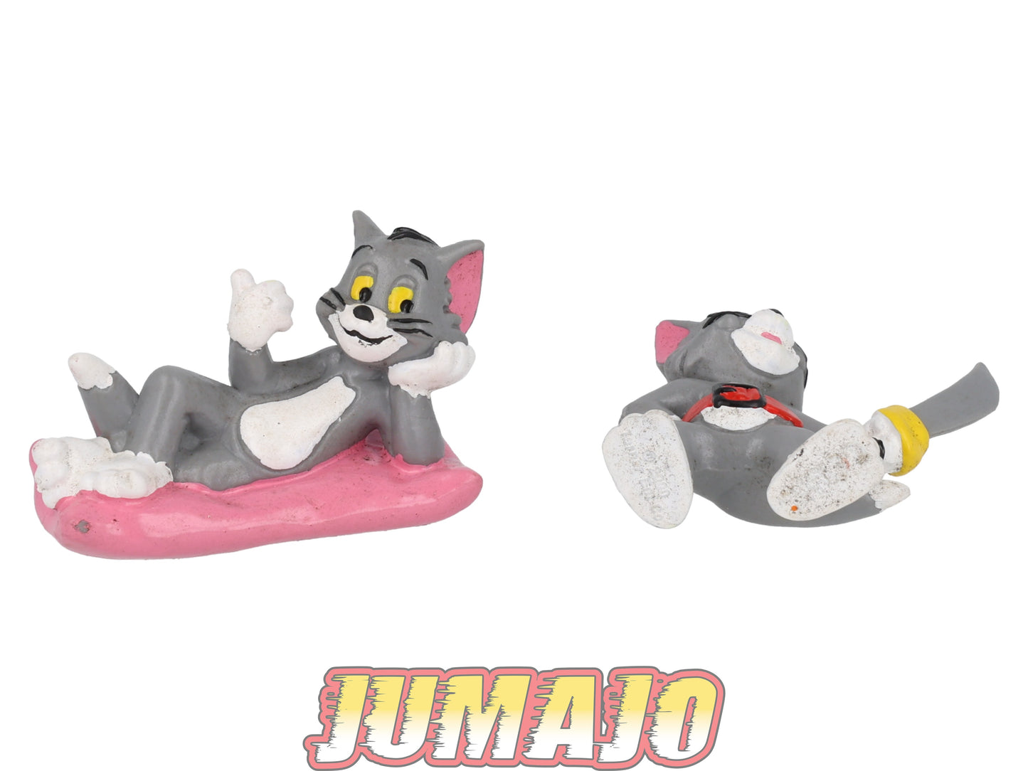 FIG155 Lot de 2 figurines PVC Bully 2000 6cm Tom coussin & Pirate