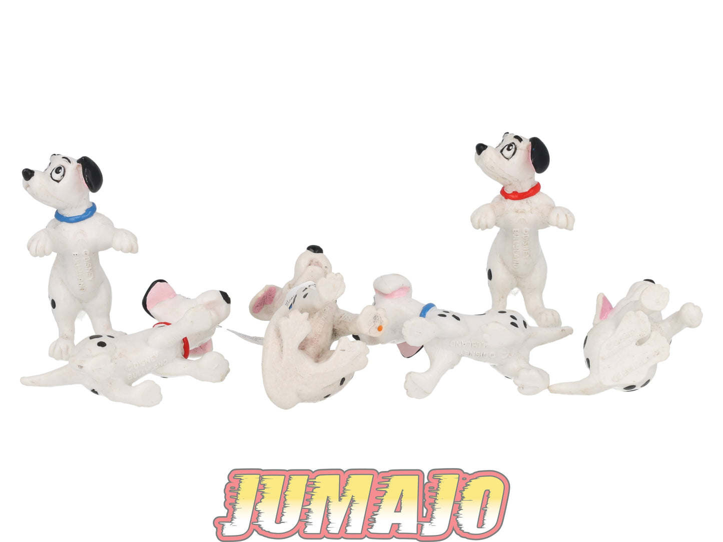 FIG169 Lot de 6 figurines PVC BULLY Disney 6cm : Les 101 Dalmatiens