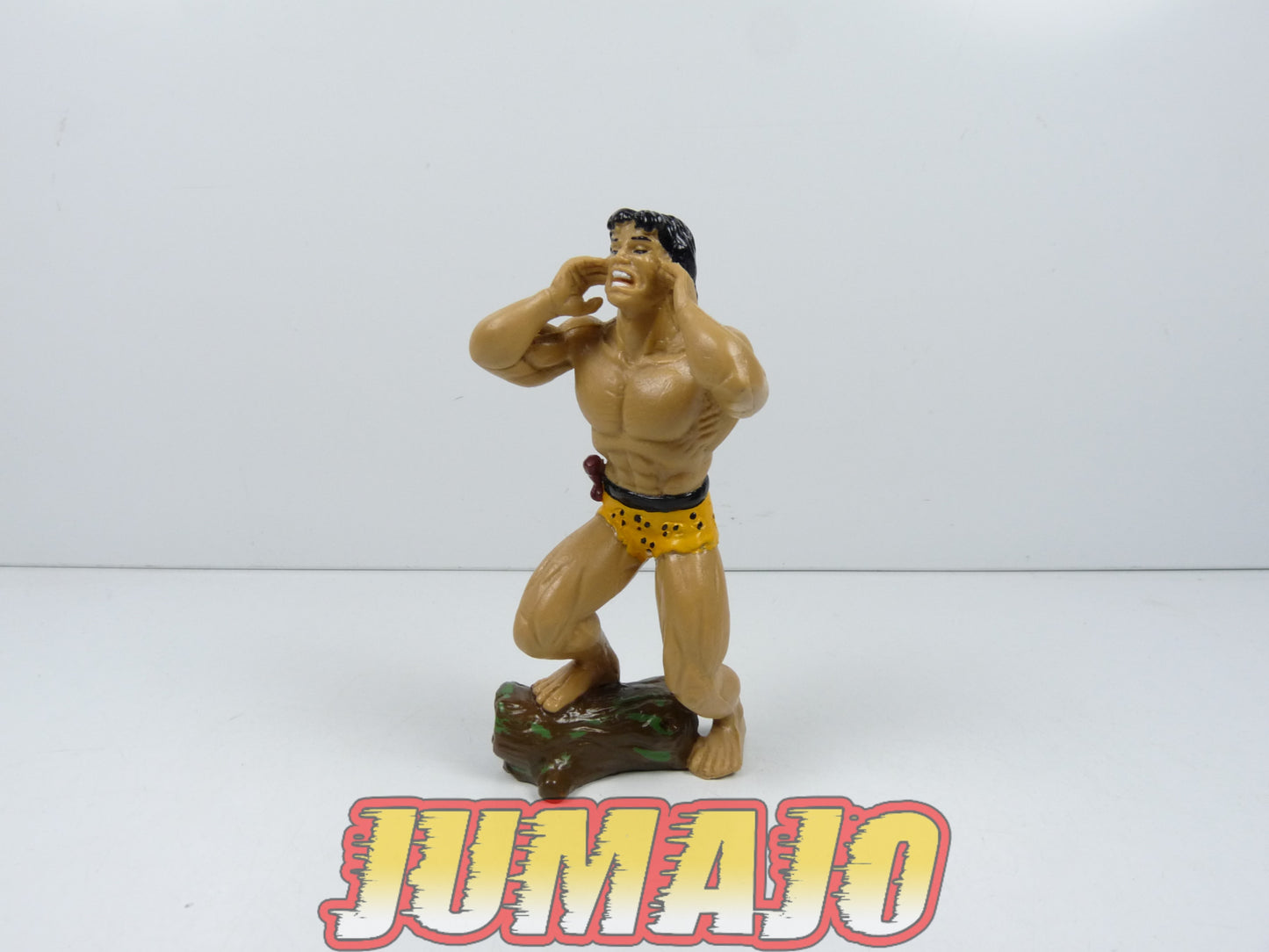 FIG19 Lot de 3 Figurine DISJORSA Tarzan 1995 : Tarzan Bois + Éléphant