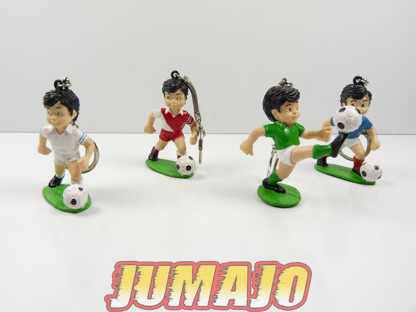 FIG74B : lot 4 figurines PVC Sport Billy 1990 Grèce + Monaco + Irlande 6cm