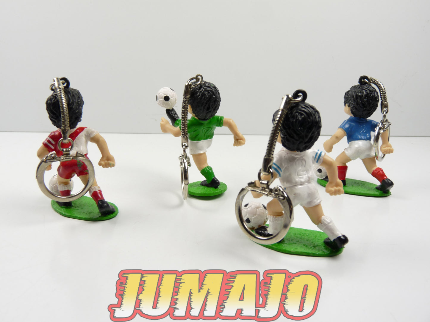 FIG74B : lot 4 figurines PVC Sport Billy 1990 Grèce + Monaco + Irlande 6cm