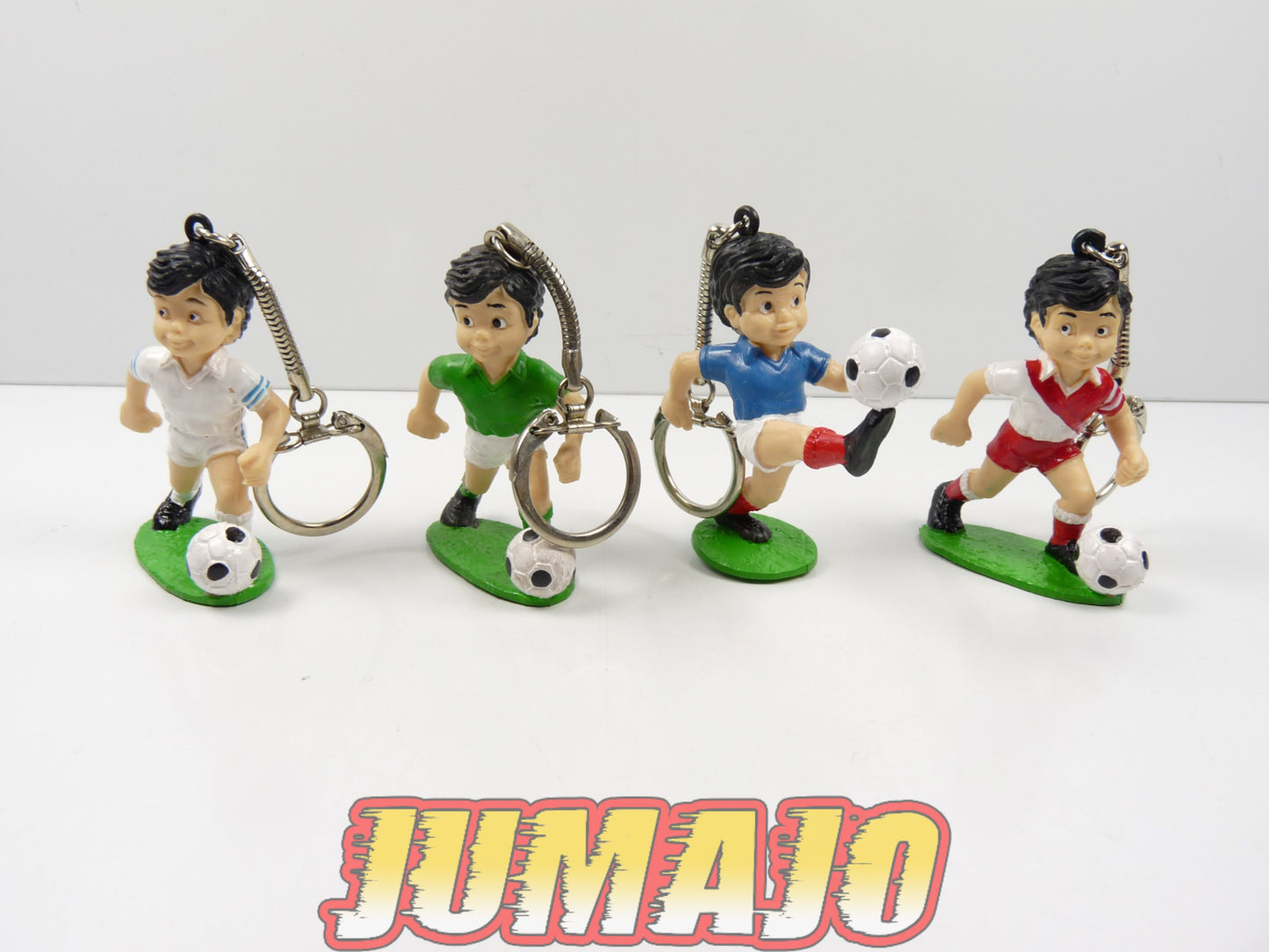 FIG77B : lot 4 figurines PVC Sport Billy 1990 Monaco + Italie + Grèce 6cm