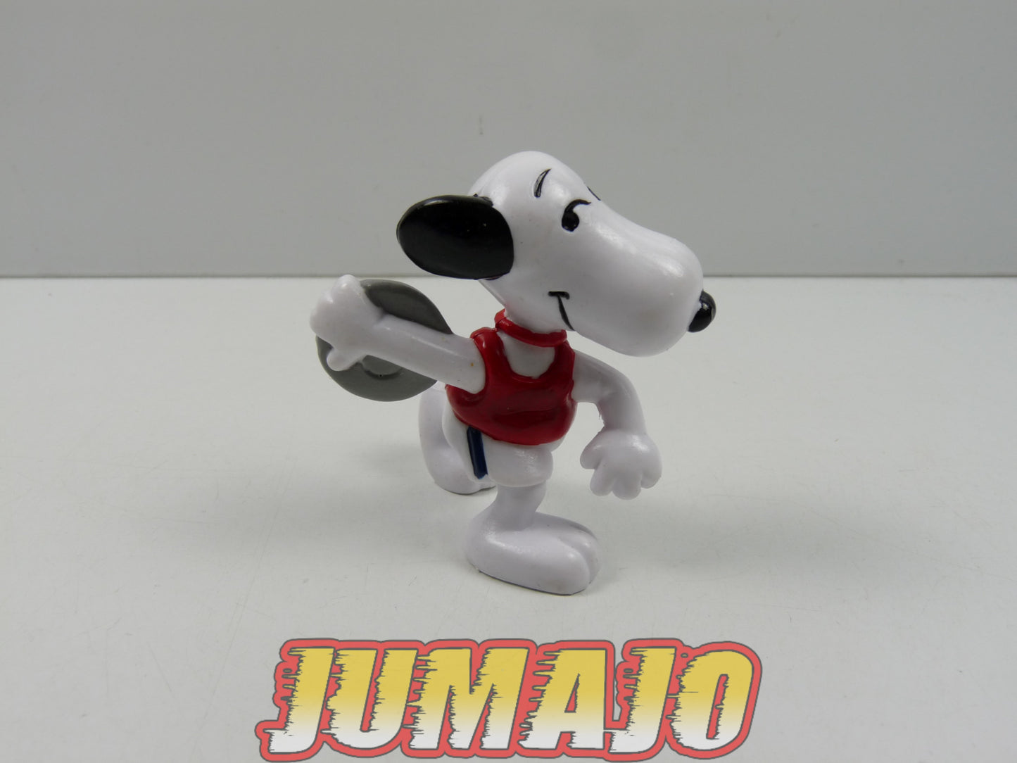 FIGZ (H) : Lot de 4 figurines Snoopy SCHLEICH 6cm : Snoopy frisbee + Tennis + Indien + Charlie Brown