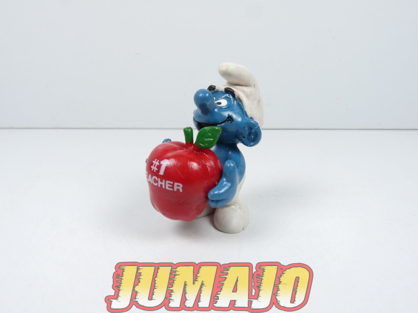 FIGZ13 Figurine PVC SCHLEICH 1983 Schtroumpfs : Pomme #1 Teacher 20160 5.5cm