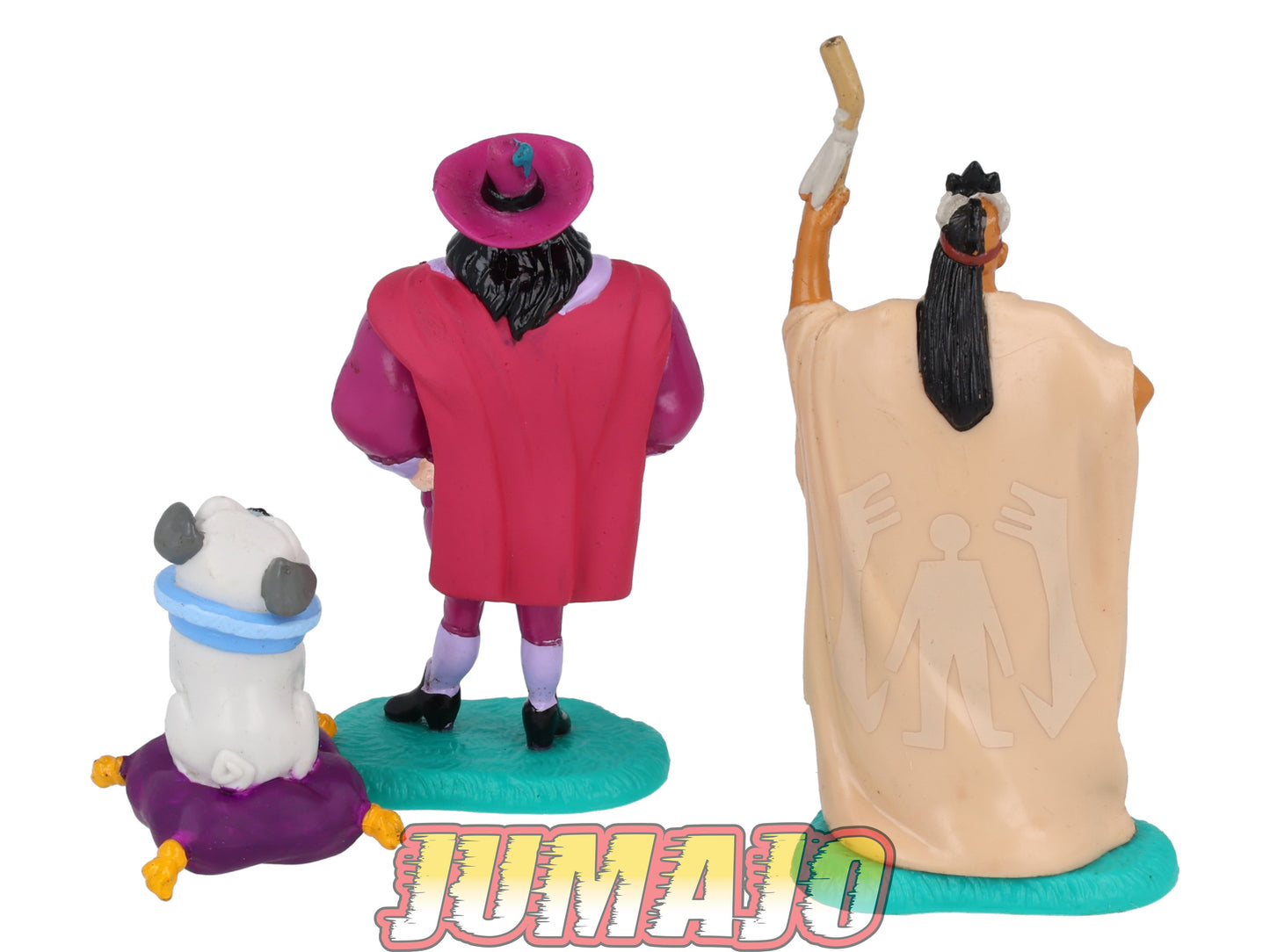 FIGZ17 lot de 3 figurines PVC Disney APPLAUSE 9cm : Powhatan & Gouverneur Ratcliffe