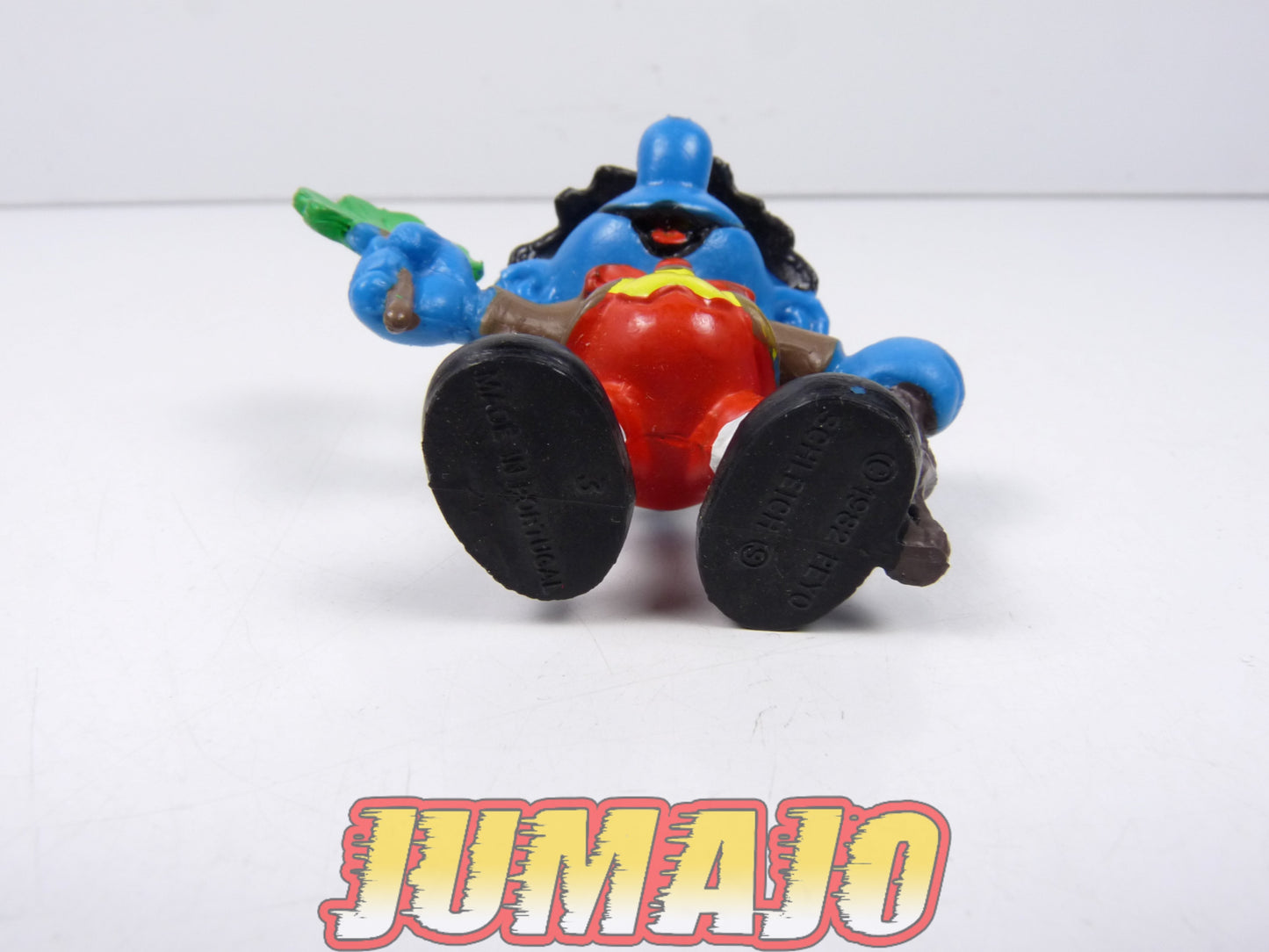 FIGZ1 Figurine PVC SCHLEICH Schtroumpfs smurf puffi : Saint-Patrick 5.5cm